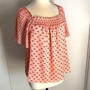 Ann Taylor Pink Petal Top
